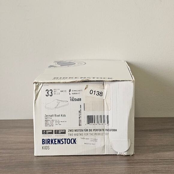 BIRKENSTOCK Zermatt Shearling Slippers Size 2  (EUR 33) Narrow Fit NWB - Picture 9 of 9